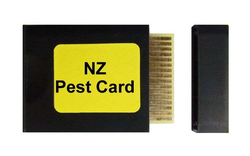 NZ Pest Card - Yellow label
